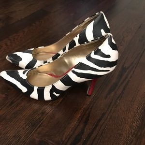 Zebra Print Pumps